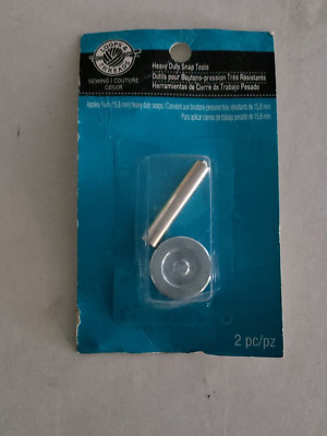 Loops & Threads Heavy Duty Snap Tools Sewing 2 Pc New