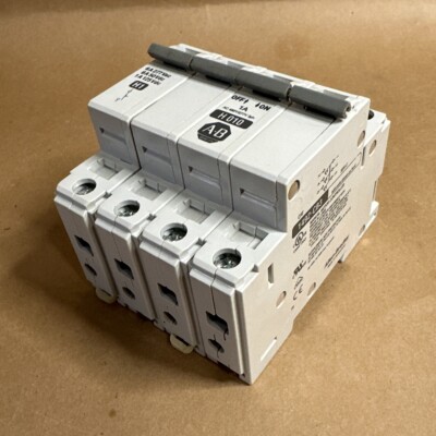 Allen Bradley 1492-CB3 SER C H010 1 Amp & 1492-ACB SER B