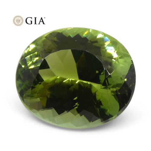 Master Cut 9.30ct Oval Mint Green Verdelite Tourmaline, GIA Certified - Picture 7 of 19