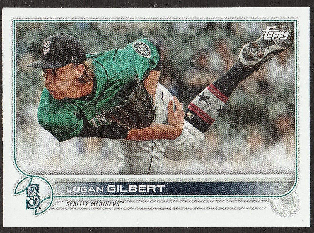 2022 Topps Seattle Mariners Logan Gilbert #SEA-10