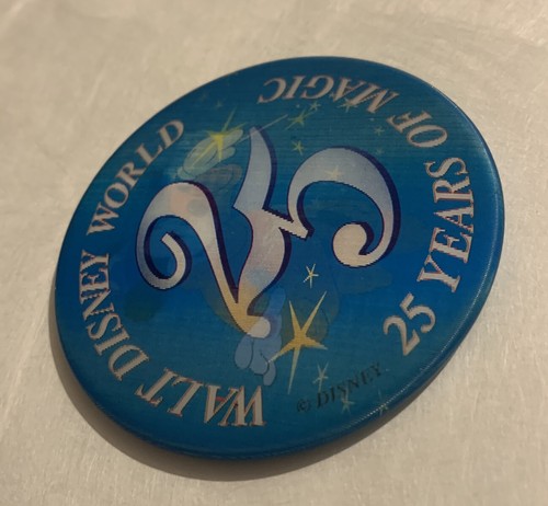 Pulsante Pinback Topolino Walt Disney World 25 anni di magia - Foto 8 di 10