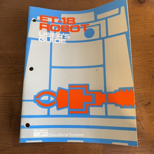 Rare Heathkit ET-18 Robot USERS GUIDE Manual 1982