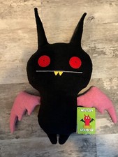 Uglydoll Poe Uglycon EXCLUSIVE only 25 RARE SOLD OUT EXCLUSIVE Black Pink Wings