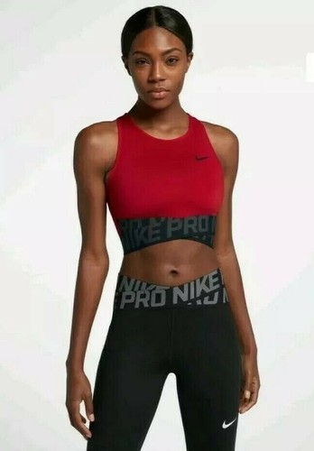 Nike Pro Women's Intertwist Cropped Tank Top (Red) - XS - New ~ AH8779 687  | eBay