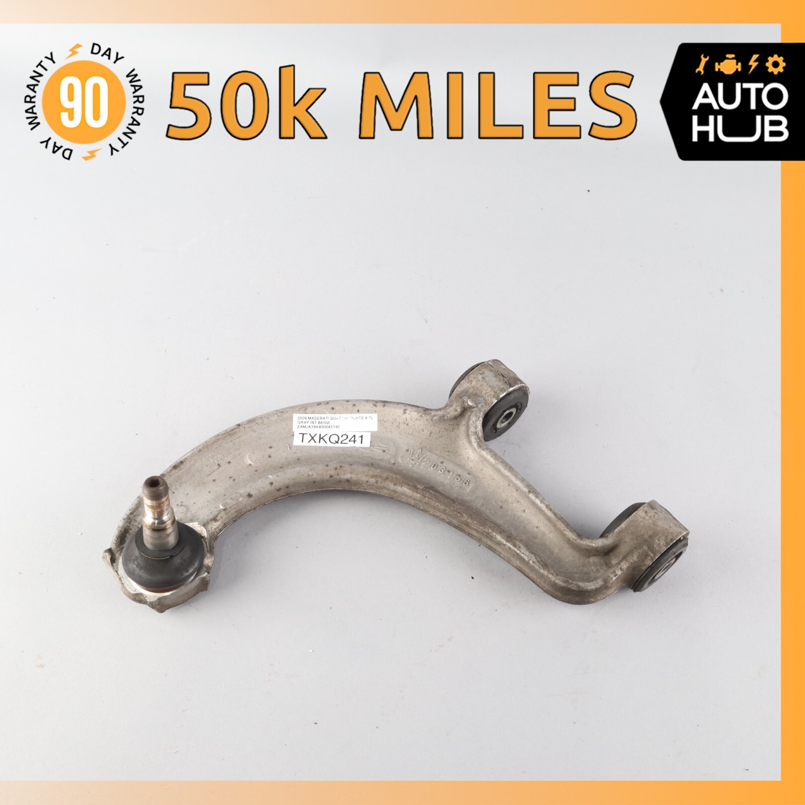 03-10 Maserati Quattroporte M139 Rear Right Side Top Upper Control Arm OEM 50k