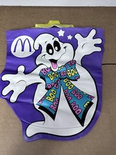 Halloween Ghost McDonalds toy McBoo Trick or Treat Bag Vinyl collectible Vintage