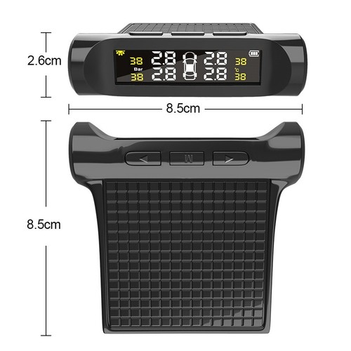 4 External Sensor Car TPMS Tire Pressure Temp Monitor System LCD Digital Display - Picture 2 of 13