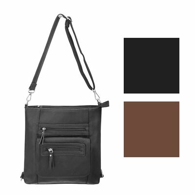 Roma Leathers Cal-Wyn Convertible Vegan Leather Backpack Bag  display picture 1