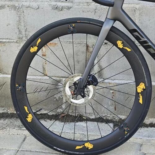 Fahrrad Rad Aufkleber Stickers Set Pikachu POKEMON Anime manga Wasserdicht PVC - Picture 3 of 6