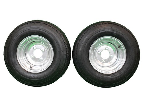 (Set of 2) 205/65-10 20.5x8.0-10 10 ply Load Range E Antego Trailer Tire+Wheel 4 - Picture 3 of 3