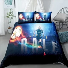 Fierce Football Match 3D Print Duvet Quilt Doona Covers Pillow Case Bedding Sets