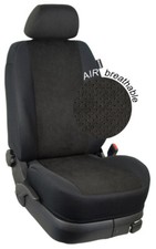 VW Touran ab 2015 Maß Sitzbezüge Komplettset 5-Sitzer: Alcantra/AIR/schwarz