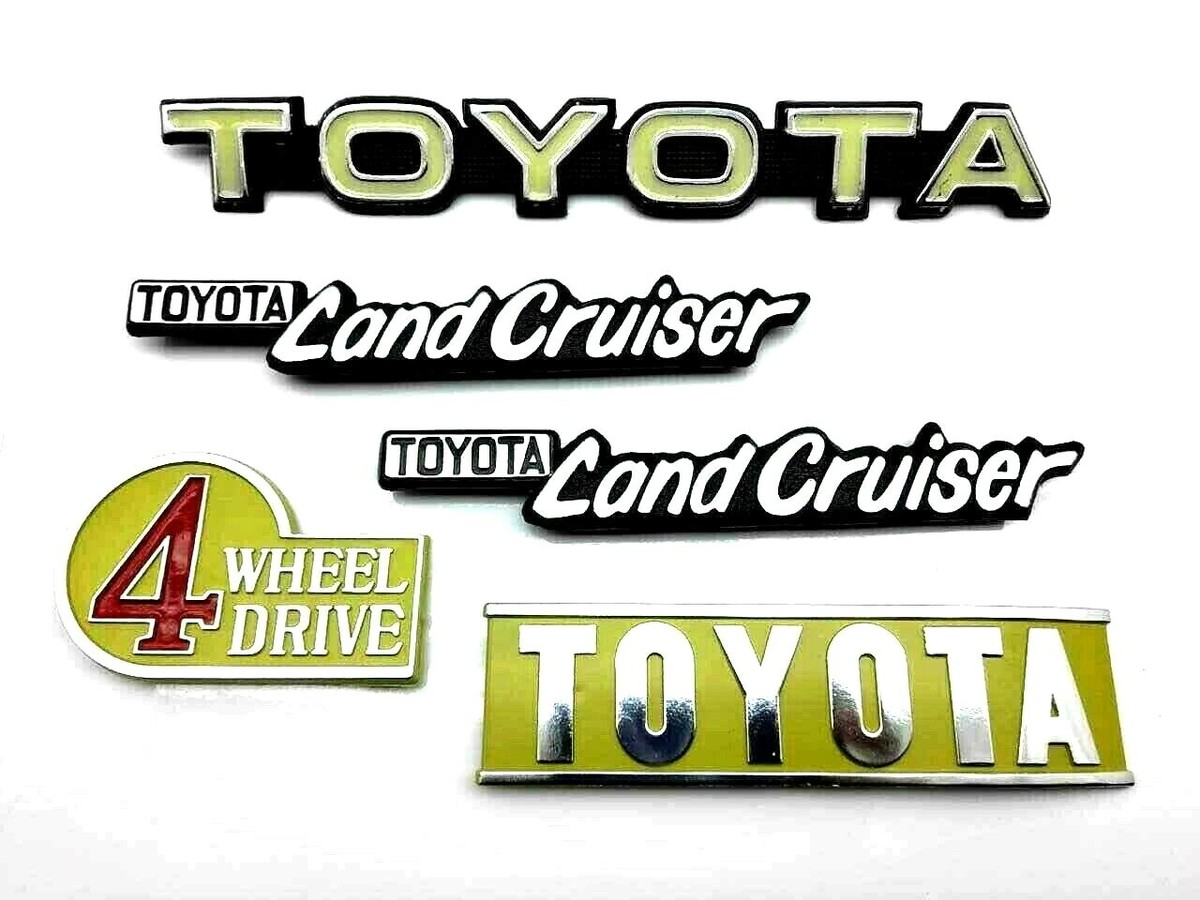75451-90300S Toyota Rear Emblem Badge Set Suitable For Landcruiser 40 45 Series 1 79 75451-90300S Toyota Rear Emblem Badge Set Suitable For Landcruiser 40 45 Series 1 79