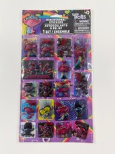 Dreamworks Trolls World Tour Dimensional Stickers BRAND NEW SEALED 