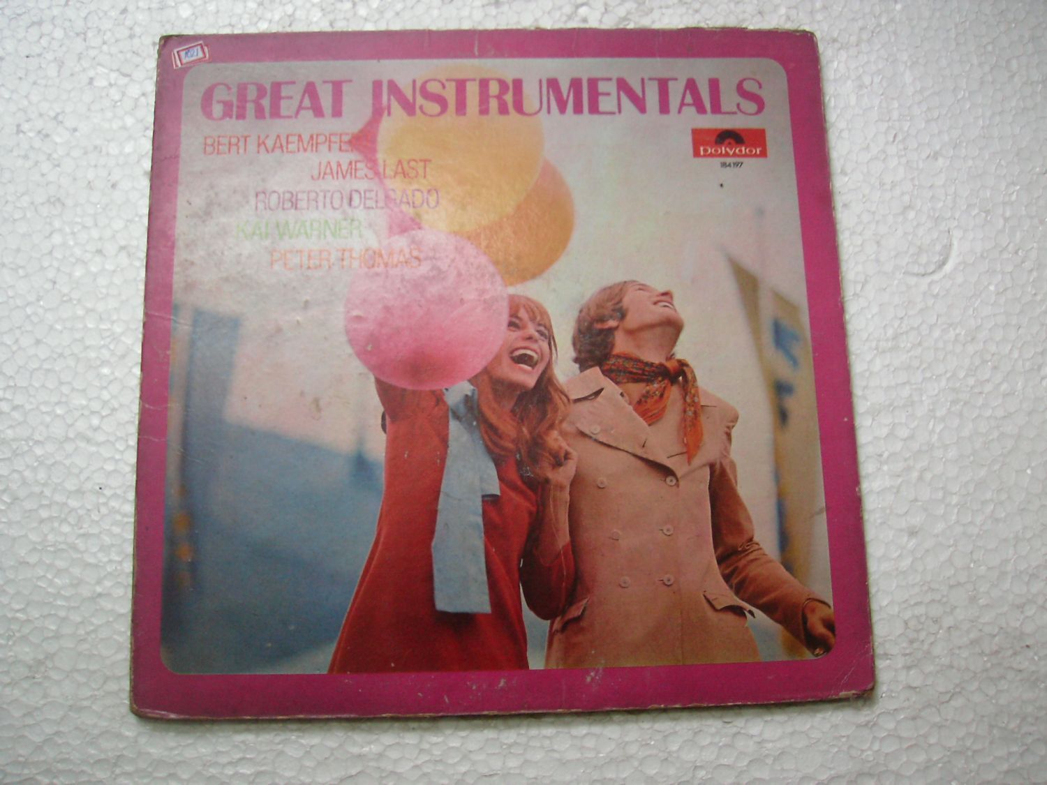 James Last Roberto Delgado Kai Warner Peter Thomas Instrumentals India VG+ Vinyl LP