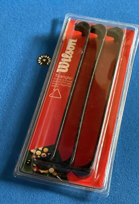 Wilson Pool Triangle Snap Together 3-piece Black NEW!!