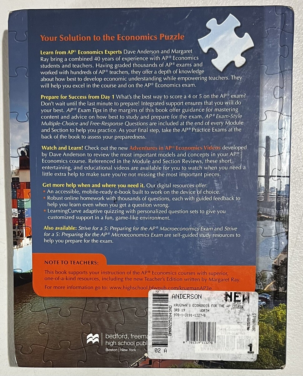 Krugman's Economics for the AP Course第3版 Krugman's Economics for the AP® Course Third Edition by Ray