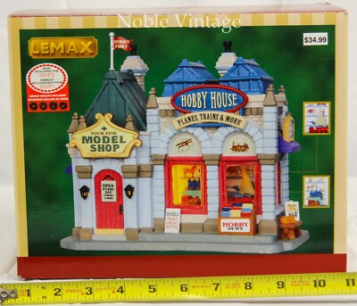 LEMAX Hobby House & Model Shop #25419 - Christmas Holidays & Seasons - Retired