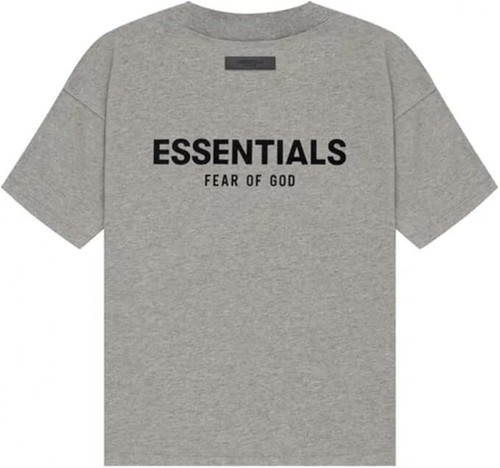 T-shirt FEAR OF GOD ESSENTIALS SS22 "Ciemne płatki owsiane" AUTENTYCZNY (ROZMIAR XXS-XXL) NOWY Z METKĄ - Zdjęcie 2 z 10