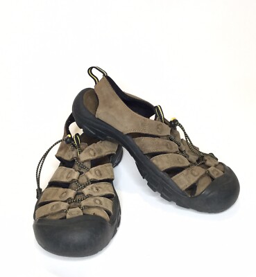Keen Brown Leather Sandals Men 11 Narrow | eBay display picture 1