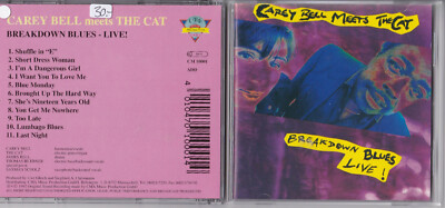 Carey Bell meets The Cat  -Breakdown Blues - Live!- CD CMA Music Production GmbH