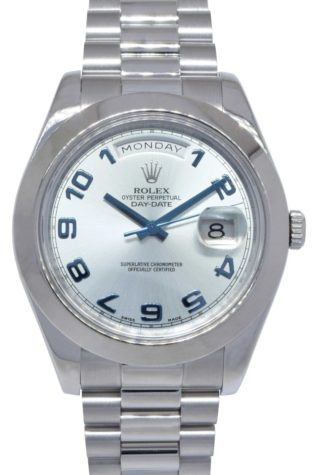 Banda de plata Rolex Day-Date Relojes de pulsera