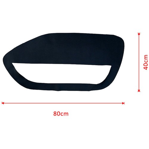 Par de cubiertas rígidas interiores para panel de puerta negra para Ford Mustang 2005-2009 - Imagen 7 de 11