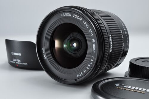 【 MINT 】 CANON EF-S 10-18mm F4.5-5.6 IS STM AF Zoom Lens From JAPAN By DHL #0439