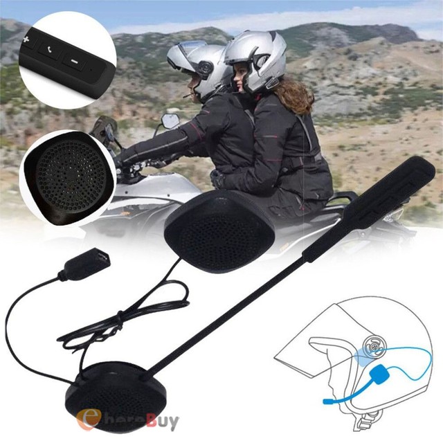Waterproof Rechargeable Headphone Motorcycle Helmet Headset Speaker Mic 2020 New eBay