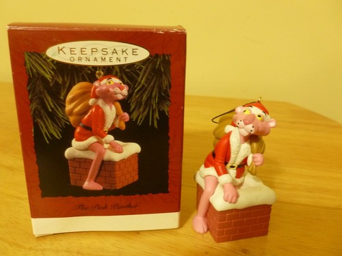 Hallmark Ornament Christmas The Pink Panther Santa Holiday 1993