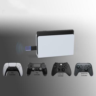 For Switch Bluetooth-compatible Controller Gamepad Receiver Adapter