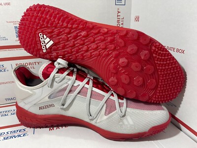 Adidas Adizero Afterburner 8 Baseball Turf Shoes Men's Gray/Red