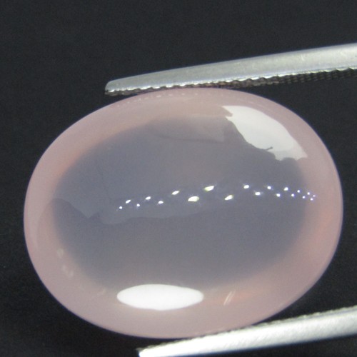 24.00Cts Natural Rose Quartz Oval Shape Cabochon 20.3x16mm Loose Gemstone - Picture 3 of 4