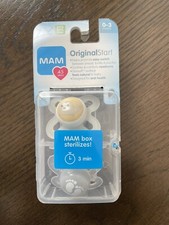 NEW. MAM Original Start Pacifiers 0-3 months bpa/bps free.