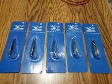 H20 Xpress Classic Weedless 1/2oz Chrome Fishing 2.75" Spoons Lot Of 5 New 