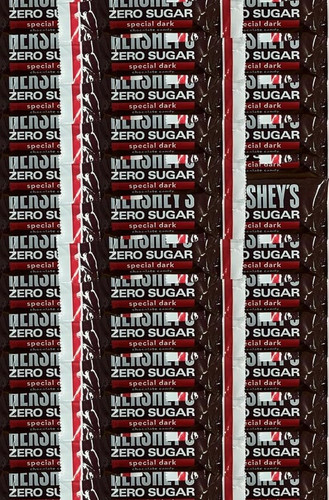 Sugar Free Chocolate - Special Dark Zero Sugar Chocolate Candy Bite Size Bars -