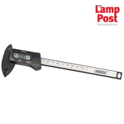 Draper 24816 150 mm 6'' LCD Display Digital Imperial/Metrisch Messschieber Messgerät
