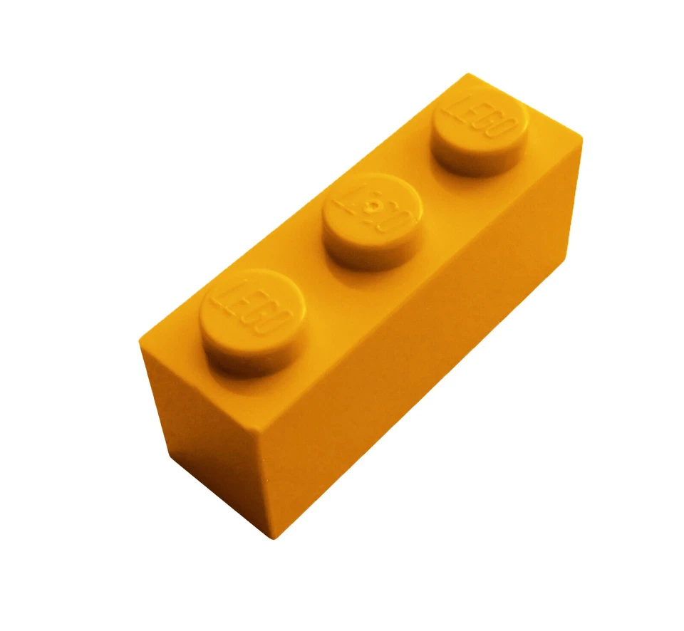 Lego 10 Stück Stein 1x3 in orange (3622)  Steine Basicsteine Basic Classic Neu - Bild 1 von 1