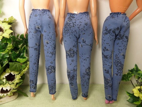 💙 Leggins viele Muster 💙 KLEIDUNG für Mode Puppen: NORMAL, VINTAGE, CURVY - Bild 54 von 60