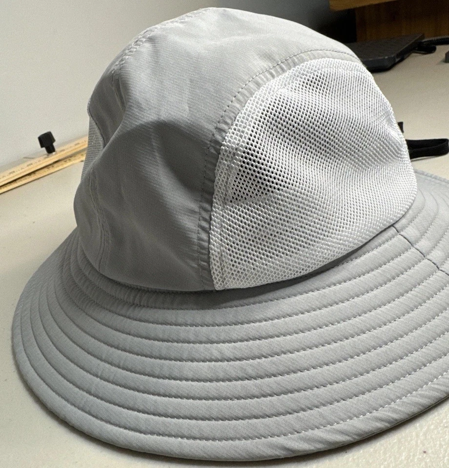 Coal Headwear Mesh/Lightweight Polyester Bucket Hat Gray Unisex Med Wide Brim - Image 3 of 4