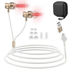 2-in-1 Red Light Therapy Device for Ears Nose,650nm LED for Ear Comfort,Sinu...