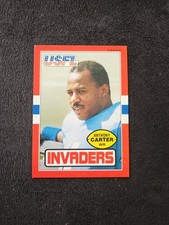 ?1985 Topps USFL #92 Anthony Carter Rookie Card RC?Near Mint?. rookie card picture