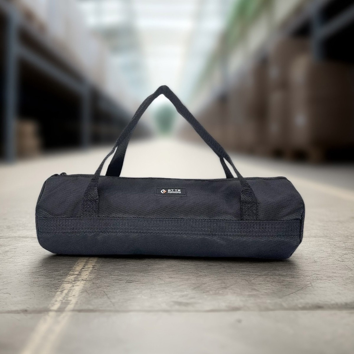 20inch Black Tool Bag with Zippers Multi Purpose Waterproof