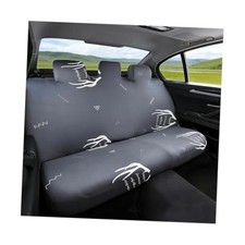Car Back Seat Cover, Scratchproof Elastic Cloth Rear Bench Seat Antler