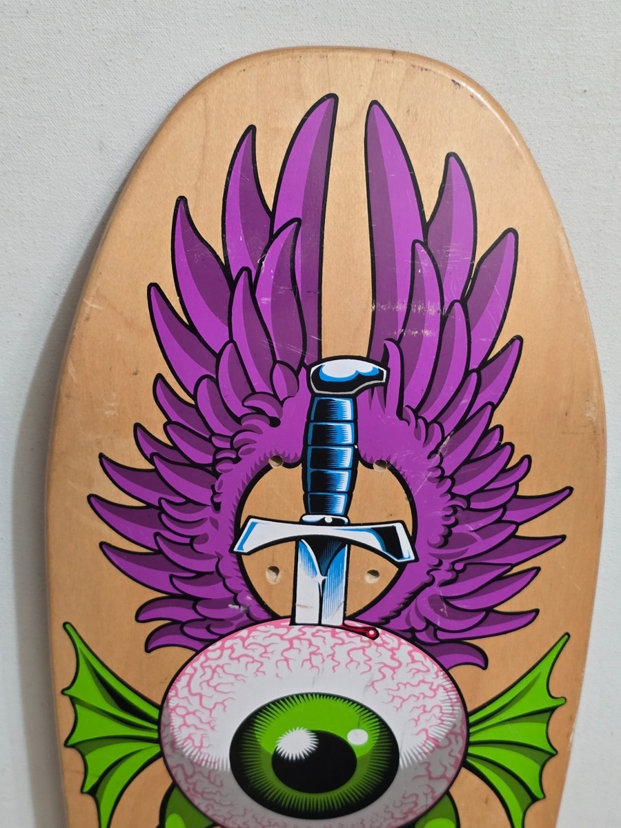 JIM PHILLIPS SANTA CRUZ SKATEBOARD DECK EYE WINGS SWORD GRIND