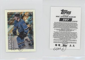 2022-23 Topps Chrome NHL Sticker Collection Refractor /99 Logan Couture #397