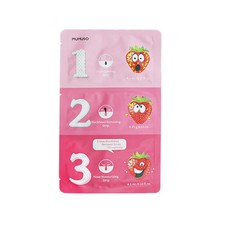 3 Step Blackhead Removal Nose Strips Strawberry Deep Pore Cleansing Kit