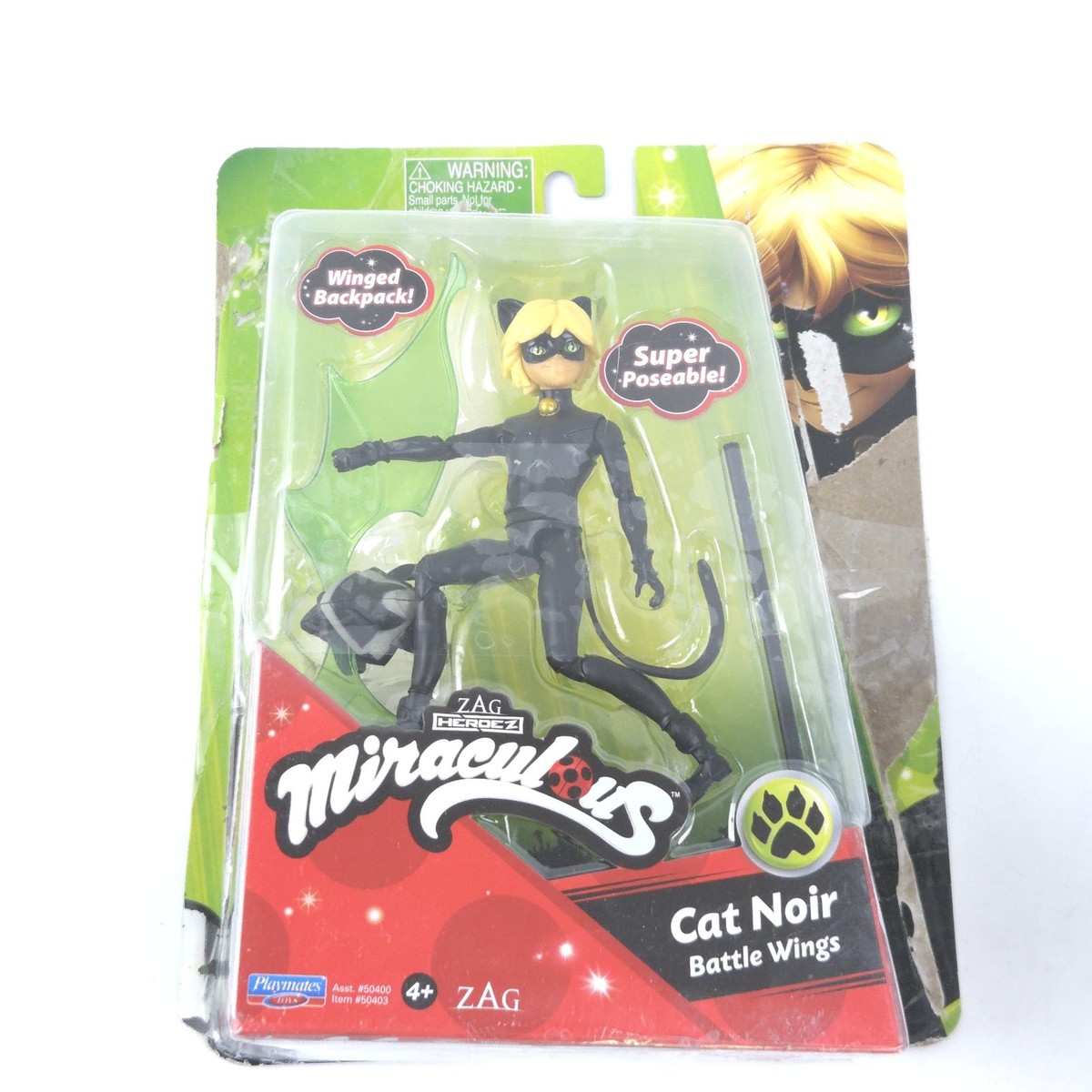 Miraculous Ladybug Cat Noir 12cm Doll Battle Wings (Open Box) | eBay