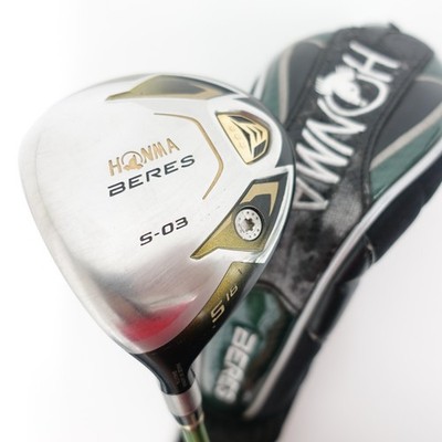 Lefty HONMA GOLF BERES S-03 5W Fairwayholz Flex-R 3STAR ARMRQ8 45 mit H/C