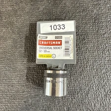 $17 Universal Spline Socket Sears Craftsman 3/8” Drive 18mm 24984 Metric 12PT